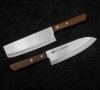 Satake Tomoko Zestaw Santoku + Nakiri, uniwersalny Zestaw do krojenia warzyw